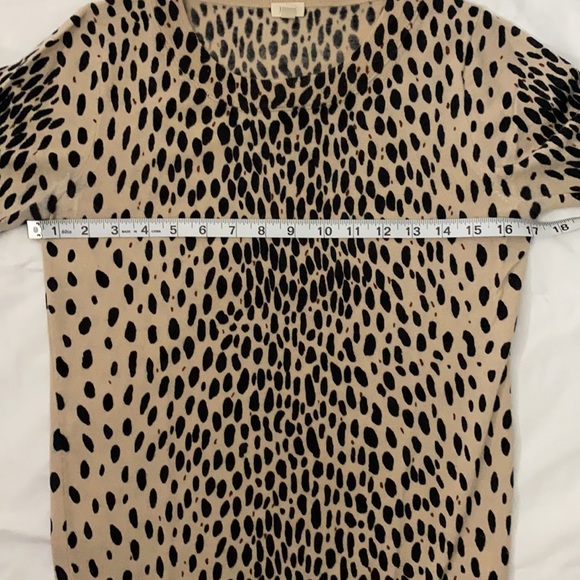 JCrew Factory leopard printed Charlie sweater - Picture 9 of 11